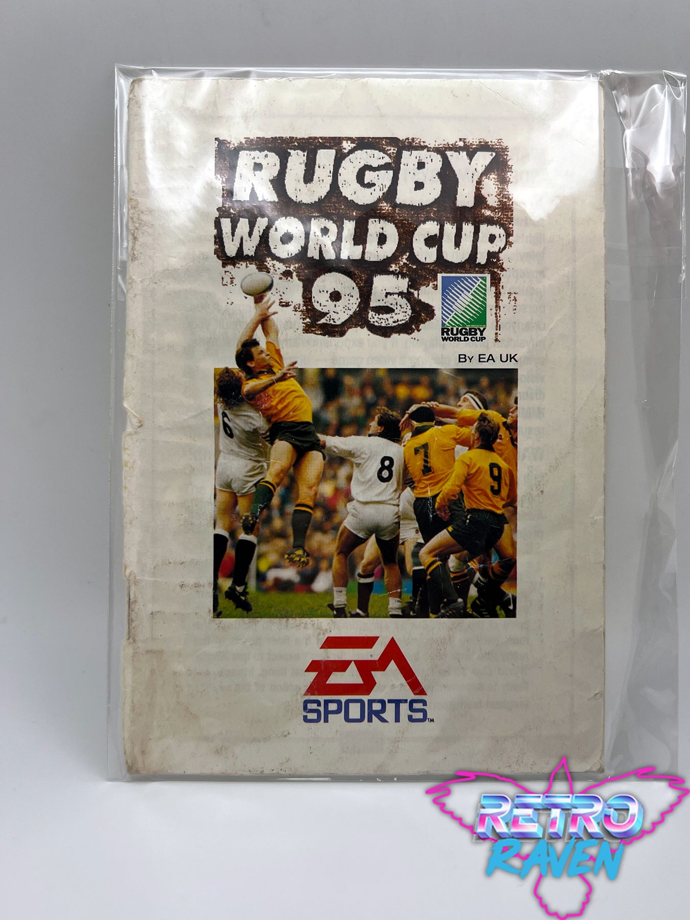 Jeu Rugby World Cup 1995 Sur Sega Mega Drive – Complet, PAL, Très Bon état