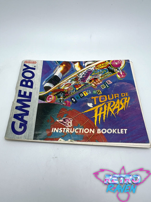 Skate or Die: Tour de Thrash - Game Boy Manual