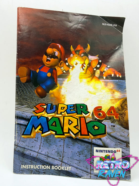Super Mario 64 - Nintendo 64 Manual – Retro Raven Games