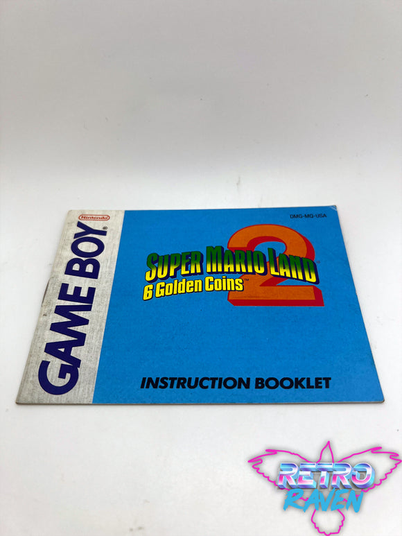 Super Mario Land 2: 6 Golden Coins - Gameboy Manual