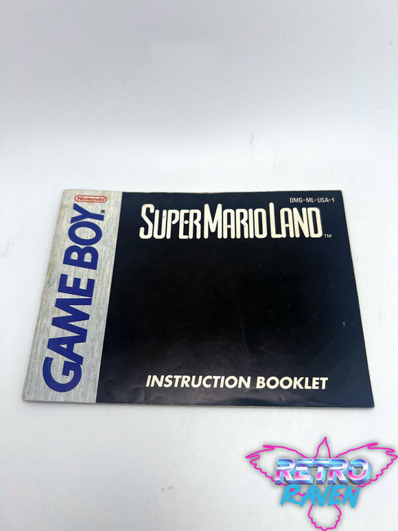 Super Mario Land - Gameboy Manual