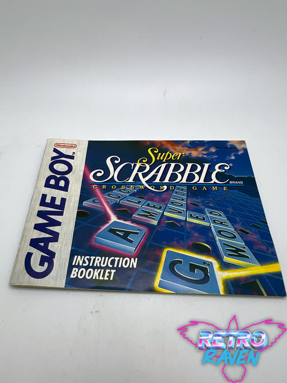 Super Scrabble - Game Boy Manual