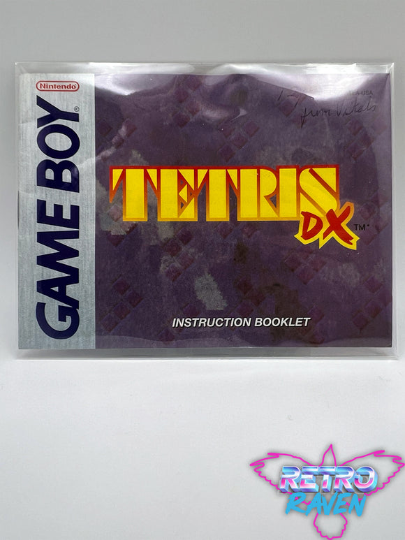 Tetris DX - Gameboy Manual