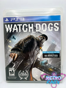 Watch Dogs - PlayStation 3 – Retro Raven Games