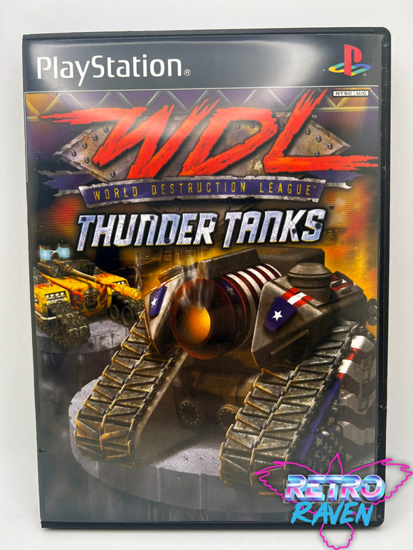 World Destruction League Thunder Tanks PlayStation 1 Retro Raven Games world-destruction-league-thunder-tanks-playstation-1-retro-raven-games