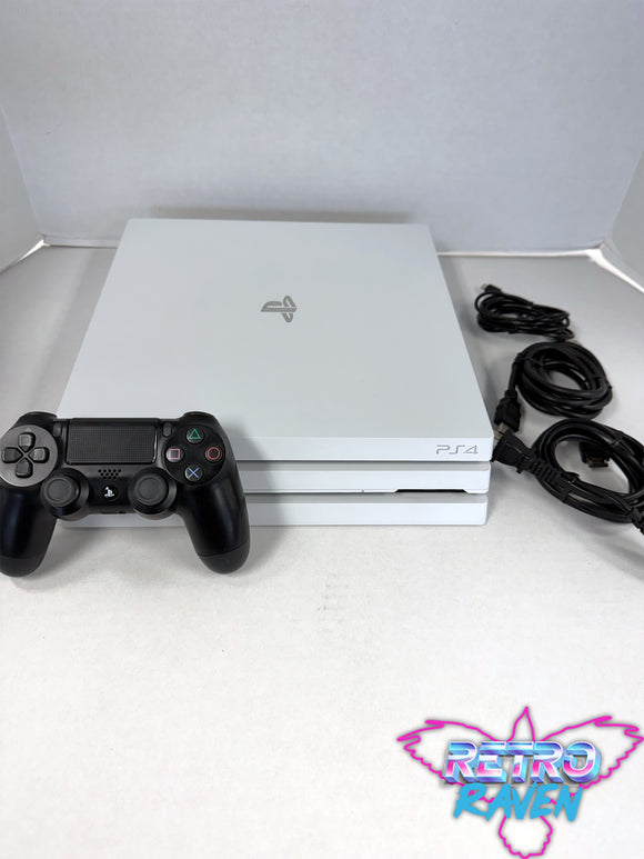 Playstation 4 Pro - White - 1TB Console – Retro Raven Games