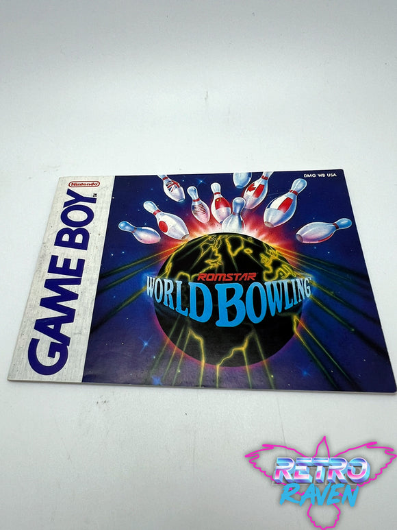 World Bowling - Game Boy Manual