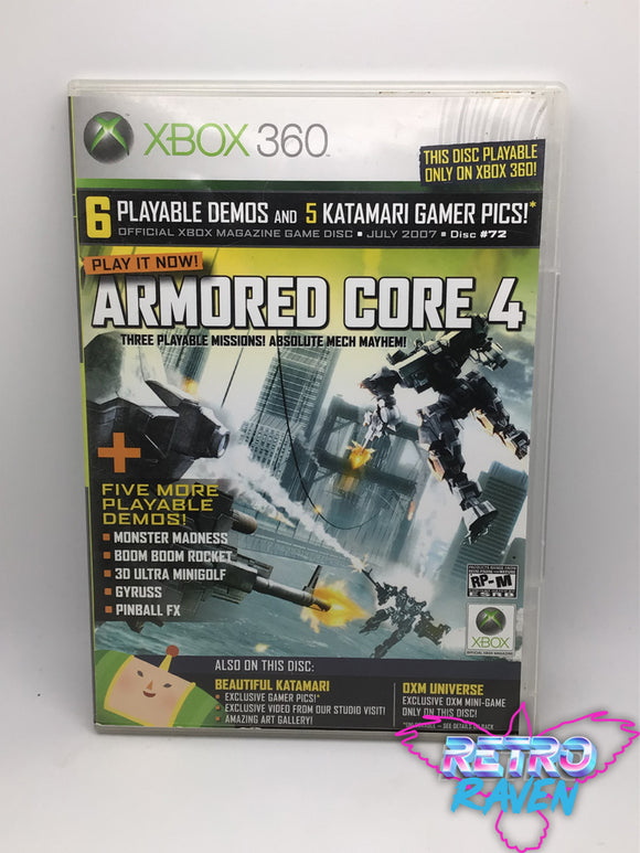 Official Xbox 360 Magazine Demo Disc 72 - Xbox 360