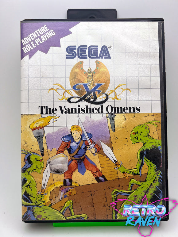 Ys: The Vanished Omens - Sega Master Sys. - Complete