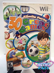 Family Party: 30 Great Games - Nintendo Wii