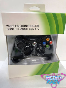Xbox 360 wired and wireless controllers