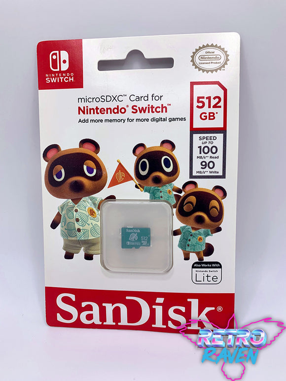 Nintendo Switch MicroSDXC 512GB SanDisk – Raven