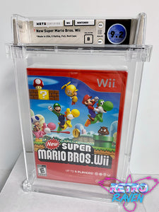 New Super Mario Bros. Wii (Wii) [Wata Graded, 9.2 B Seal w/ Deep Badge]