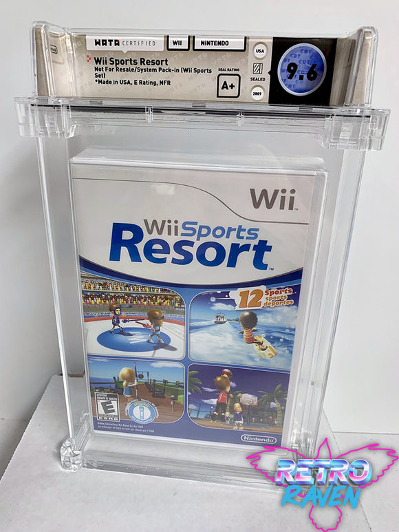 Wii Sports Resort (Wii) [Wata Graded, 9.6 A+ Seal w/ Deep Badge]