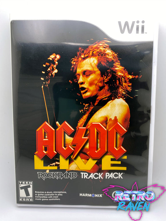 AC/DC Live Rockband Track Pack - Nintendo Wii – Retro Raven Games
