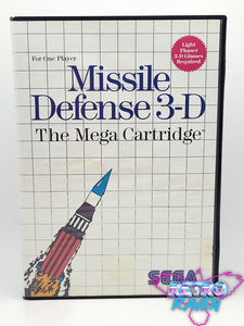 Missile Defense 3-D: The Mega Cartridge - Sega Master Sys. - Complete