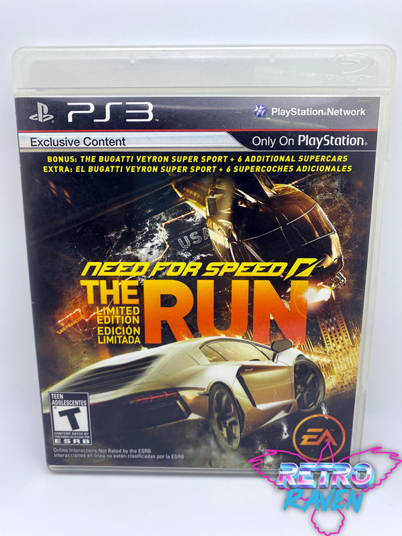 Need for Speed The Run: Limited Edition - Playstation 3