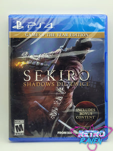 Sekiro: Shadows Die Twice - Game Of The Year Edition - Playstation 4 –  Retro Raven Games