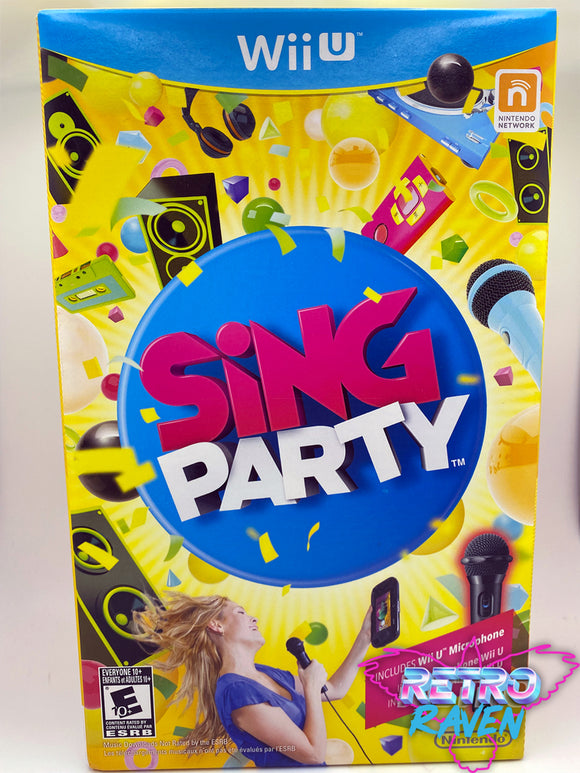 Sing Party: Game & Microphone Bundle - Nintendo Wii U