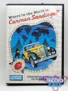 Where In The World Is Carmen San Diego? - Sega Master Sys. - Complete