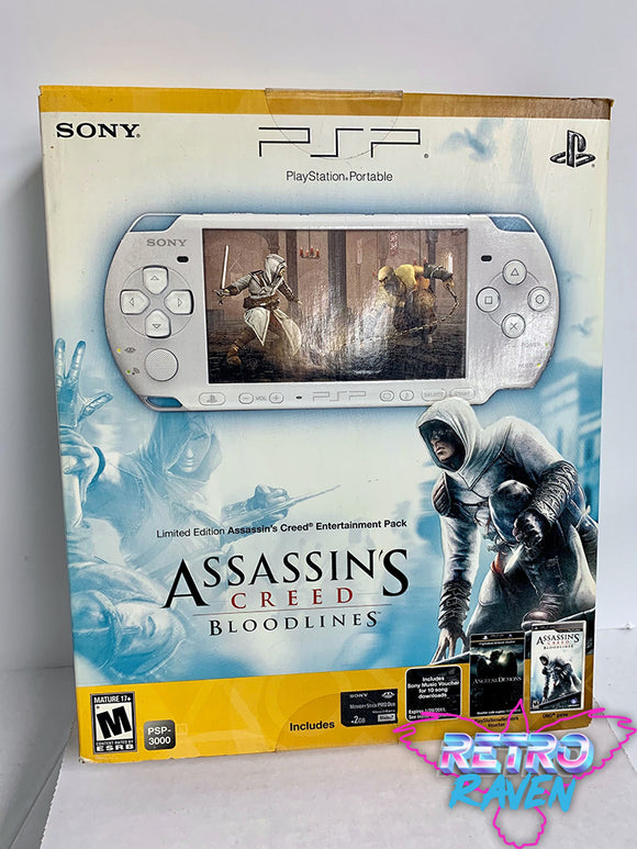  PSP 3000 Limited Edition Assassin's Creed: Bloodlines  Entertainment Pack- White : Video Games