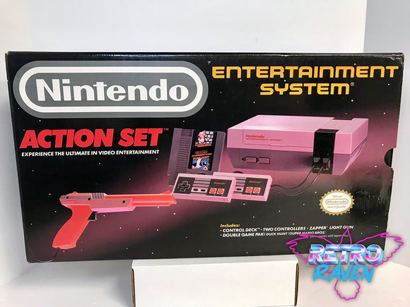 Nintendo NES Action Set Console - Complete