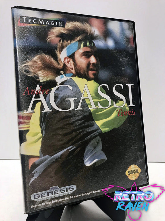 Andre Agassi Tennis - Sega Genesis - Complete