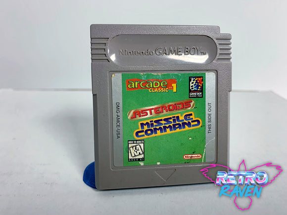 Arcade Classic 1: Asteroids / Missile Command - Game Boy Classic