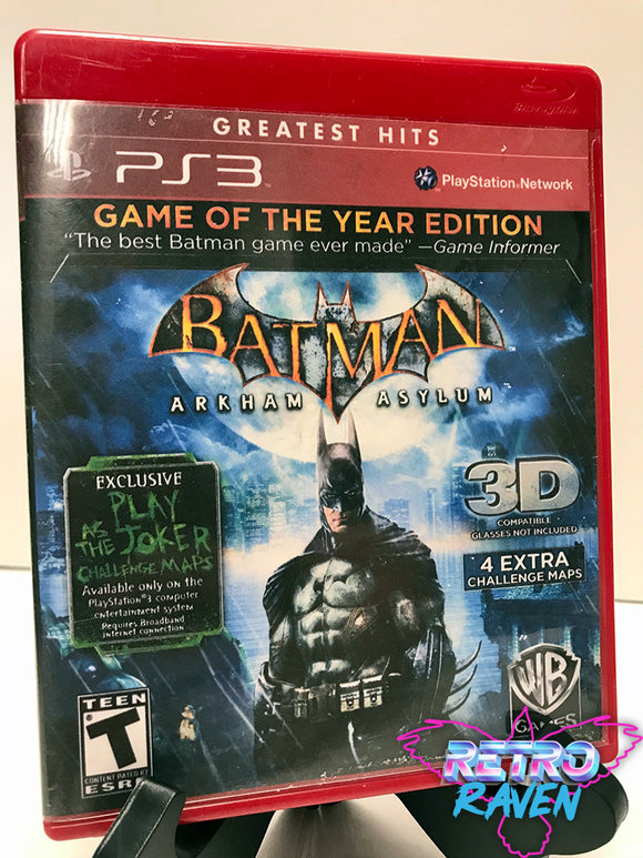 Batman: Arkham Asylum Game of the Year Playstation 3 Game