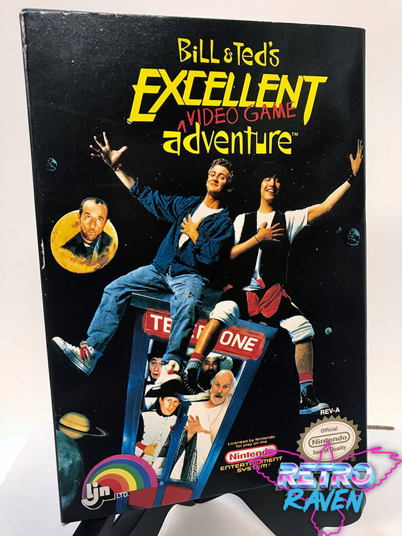 Bill & Ted's Excellent Video Game Adventure - Nintendo NES - Complete