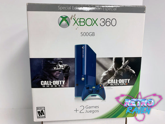 Xbox 360 E Console (Call Of Duty Edition) Blue 500GB Boxed