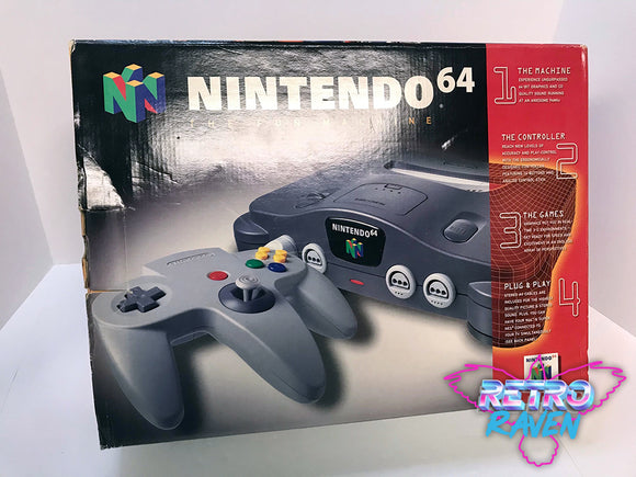 Original Black Nintendo 64 Console - Complete