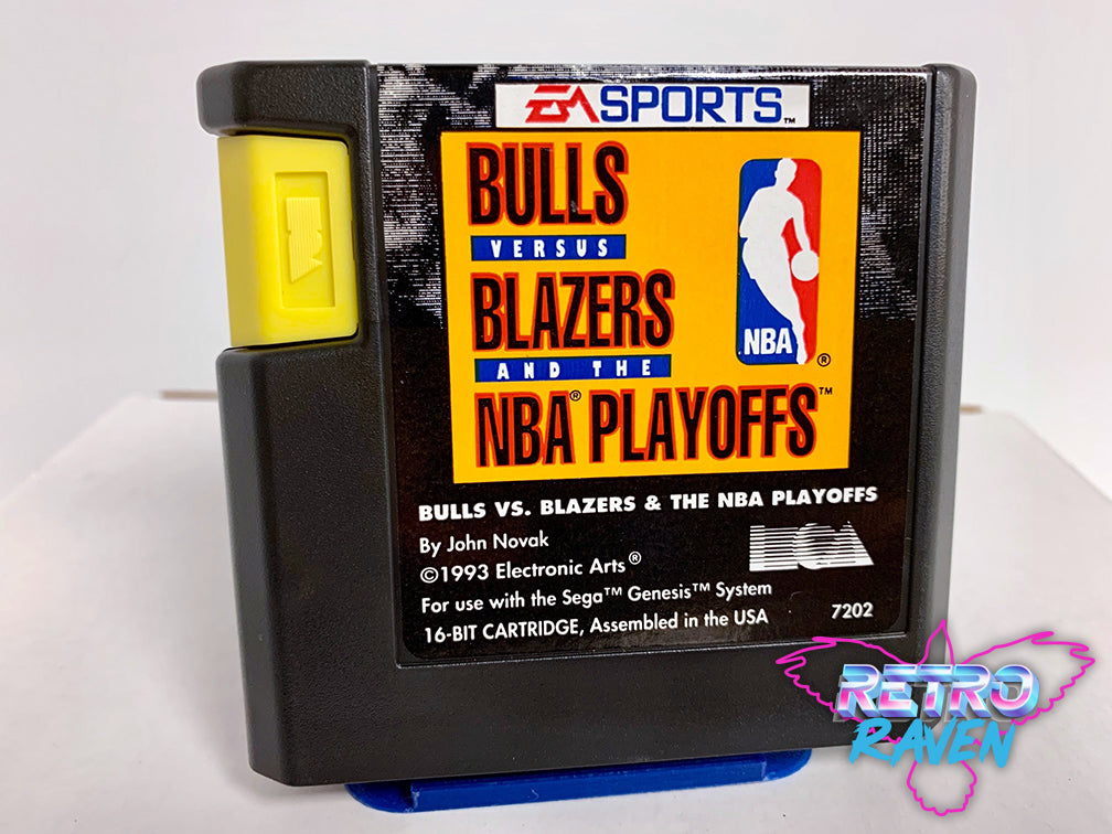 Bulls vs. Blazers and the NBA Playoffs - Sega Genesis – Retro Raven Games