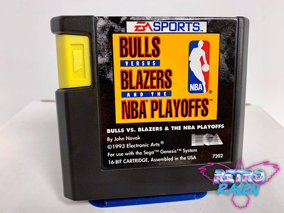 Bulls vs. Blazers and the NBA Playoffs - Sega Genesis