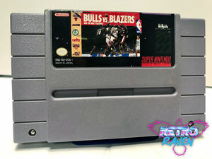 Bulls vs. Blazers and the NBA Playoffs - Super Nintendo