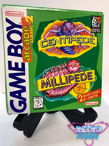 Arcade Classic 2: Centipede / Millipede - Game Boy Classic - Complete