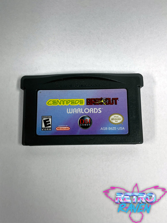 Centipede / Breakout / Warlords  - Game Boy Advance