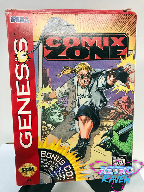 Comix Zone - Sega Genesis - In Box