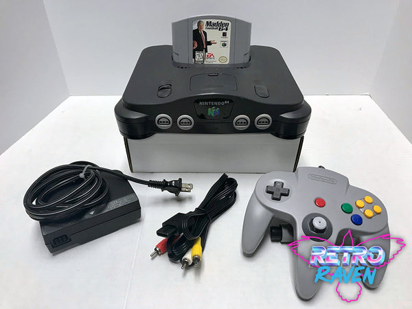 Original Black Nintendo 64 Console – Retro Raven Games