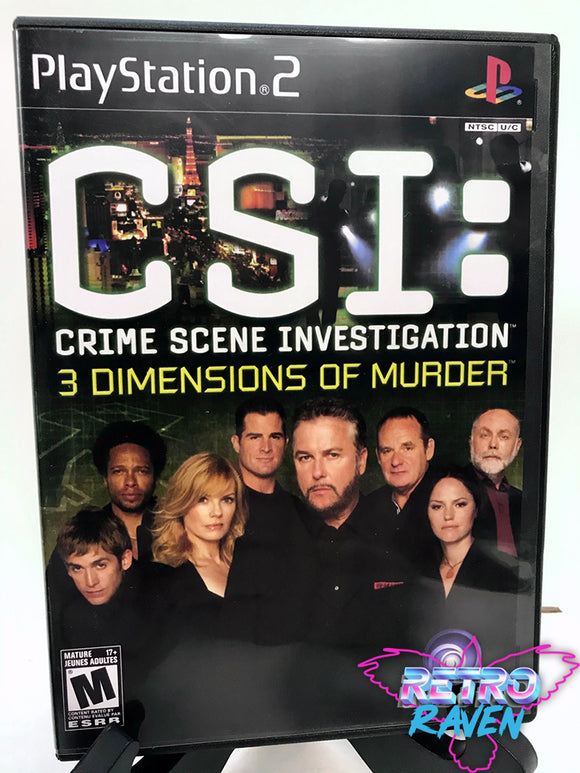 CSI: Crime Scene Investigation - 3 Dimensions of Murder - Playstation 2
