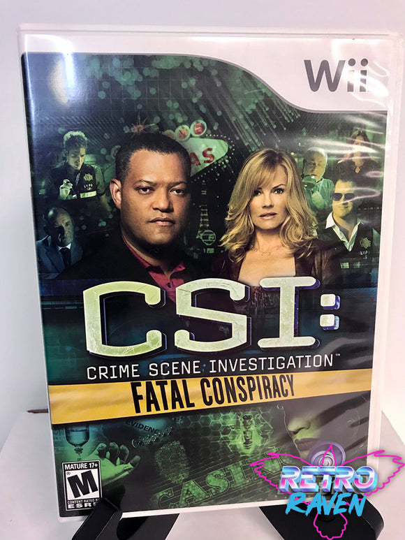 CSI: Crime Scene Investigation - Fatal Conspiracy - Nintendo Wii