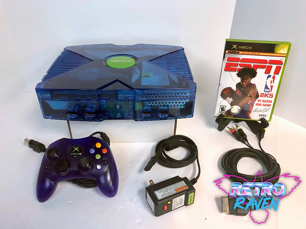 Original Xbox Console w/ Custom Shell – Retro Raven Games