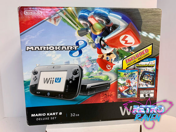 Nintendo Wii U 32GB - Mario Kart 8 Deluxe Bundle - Complete