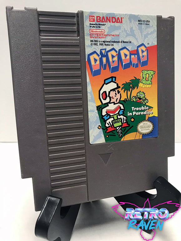 Dig Dug II: Trouble in Paradise - Nintendo NES