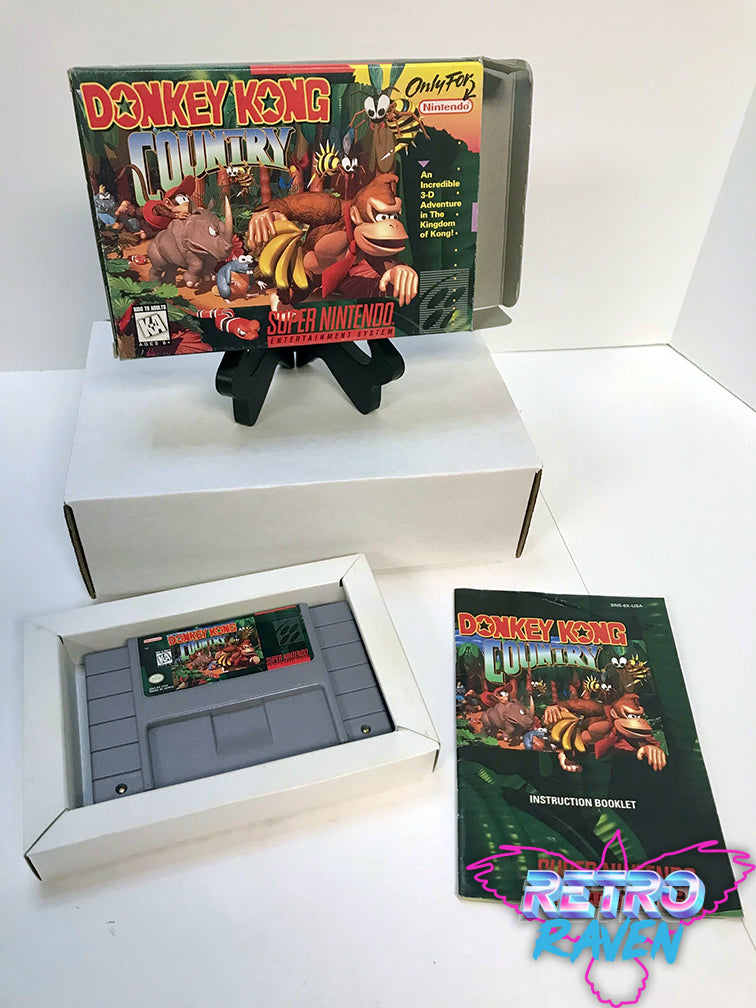 Super Nintendo outlets System with Donkey Kong Country