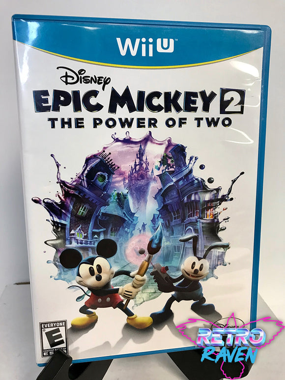 Two Fast Mickey Epic Mickey 2 Wii Cover