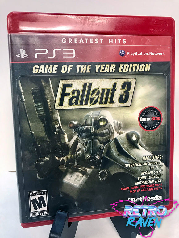Fallout 3 - Sony Playstation 3 [PS3 Bethesda GOTY Game of the Year Action]  NEW