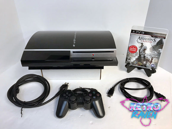 Backwards Compatible PlayStation 3 Fat Console | Black Retro Games