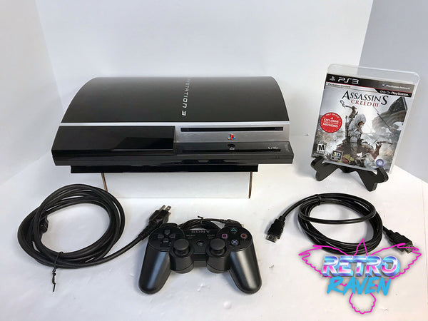 Backwards Compatible PlayStation 3 Fat Console | Black – Retro