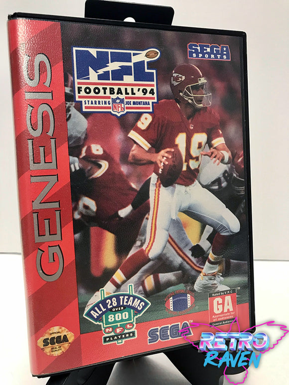 NFL Football '94 Starring Joe Montana - Sega Genesis - Complete